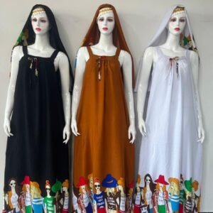 Royal Sisters Maxi Set (Multicolor Set with Hijab)