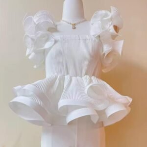 Safiya Cream Elegance Dress