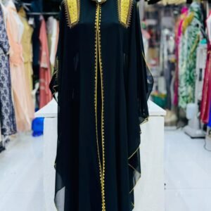 Nyota Ruffle Gown – Black